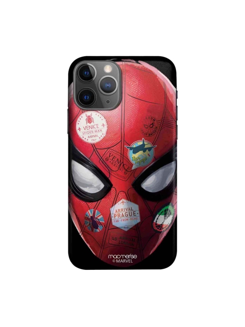

macmerise Red & Black Spidey Travel Stamps iPhone 11 Pro Max Case