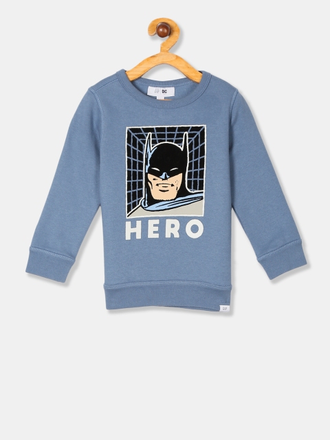 

GAP Boys Blue Batman Printed Sweatshirt