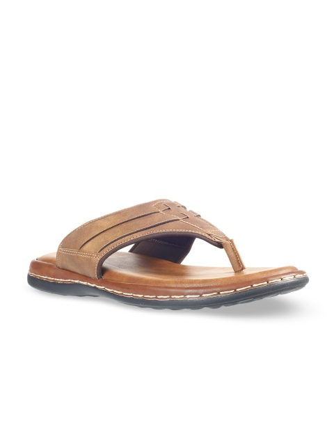 

Khadims Men Tan Brown Comfort Sandals