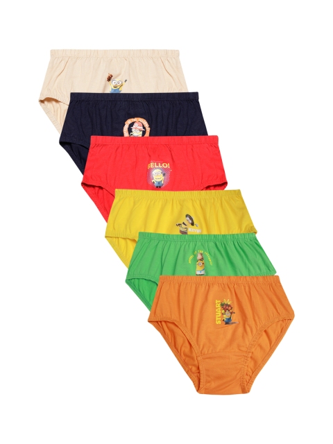 

Red Rose Boys Pack of 6 Assorted Basic Briefs JRNO36-ASSORTED-30