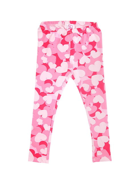 

Chicco Infant Girls Pink Printed Ankle-Length Leggings