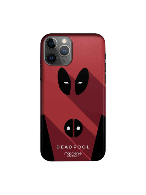 

macmerise Red & Black Minimalistic Deadpool Pro Case For iPhone 11 Pro Max