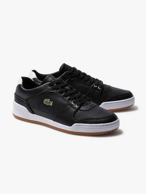 

Lacoste Men Black Challenge Leather & Synthetic Sneakers