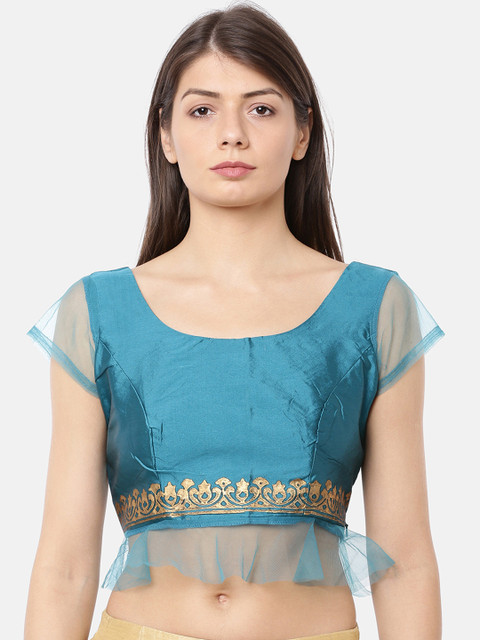 

Ira Soleil Women Green Embellished Top