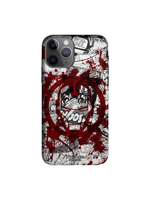 

macmerise Red & White Splash Out Ironman Printed iPhone 11 Pro Max Case