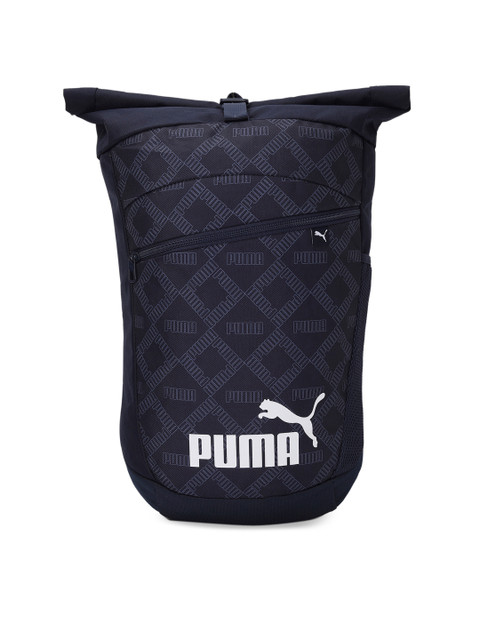 

Puma Unisex Blue Brand Logo SL9 AOP Backpack