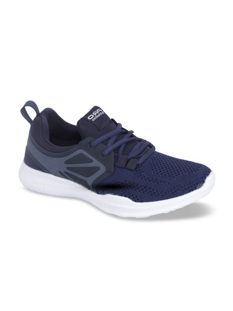 

Khadims Men Navy Blue Textile Running Shoes