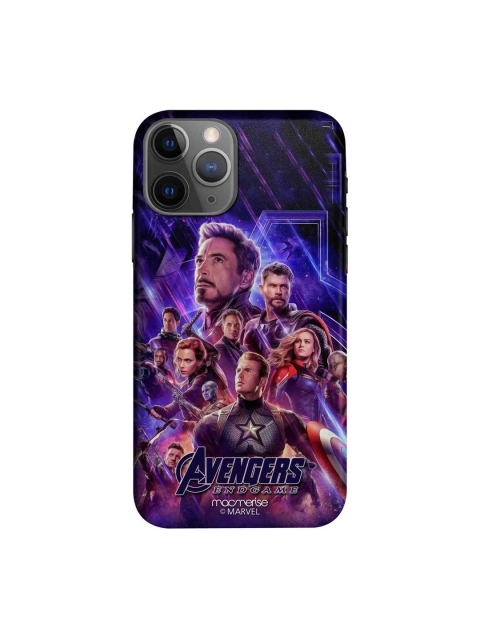 

macmerise Blue & Purple Avengers Endgame Poster iPhone 11 Pro Max Case