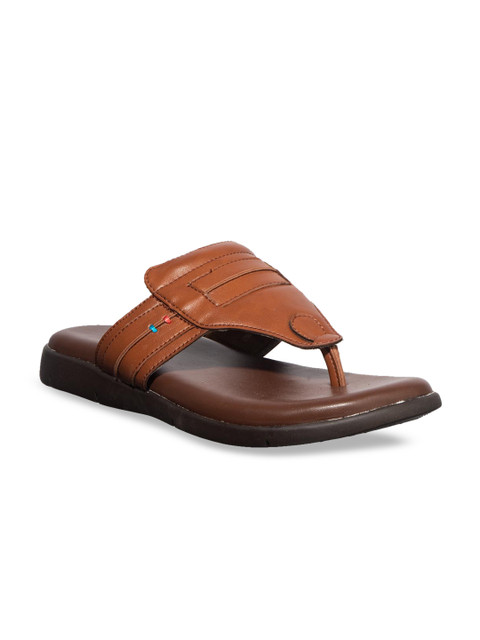 

Khadims Men Tan Brown Comfort Sandals