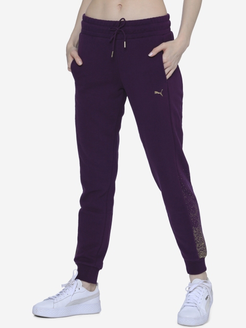 

Puma Women Purple Solid Pack Pants TR