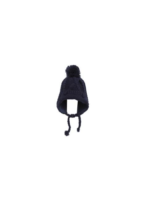 

Chicco Unisex Kids Navy Blue Solid Beanie
