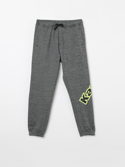 

Kappa Boys Grey Solid Joggers