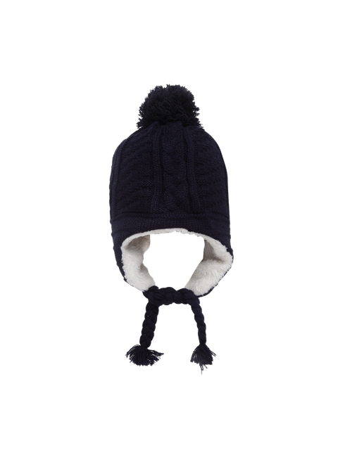 

Chicco Boys Navy Blue Solid Beanie