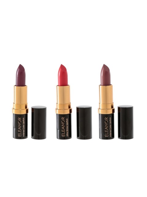 

ELEANOR Italy Set of 3 Lipsticks 11 g, Pink