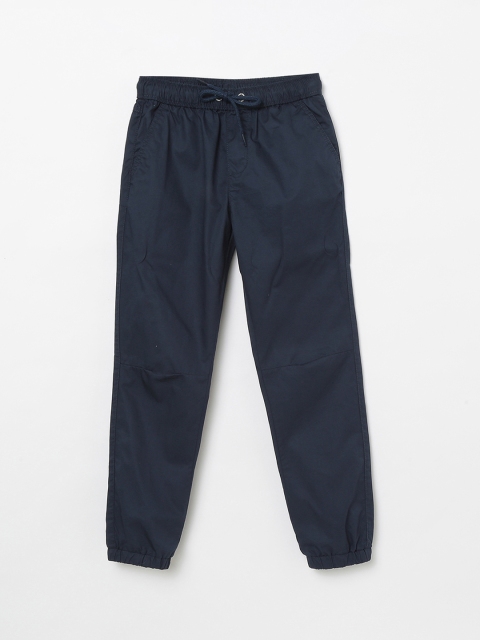 

Fame Forever by Lifestyle Boys Navy Blue Slim Fit Solid Joggers