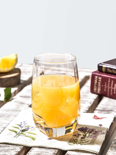 

Ocean Set of 6 Transparent Solid Charisma Hi Ball Hurricane Glasses 415 ml