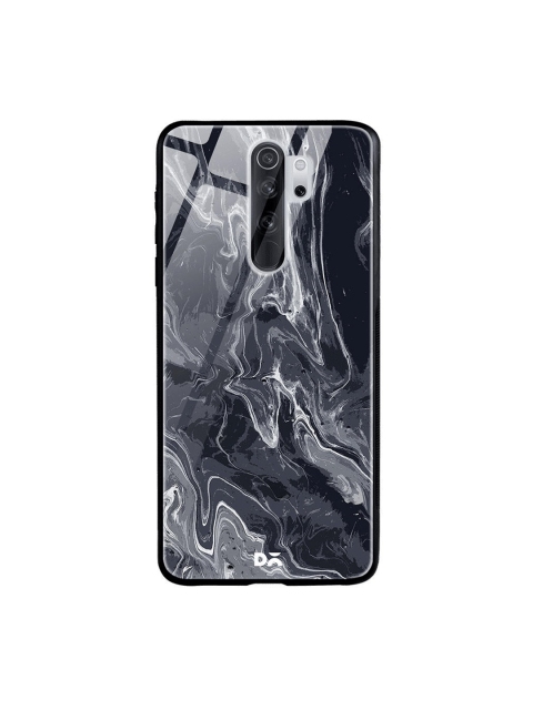 

DailyObjects Black & Grey Marble Xiaomi Redmi Note 8 Pro Glass Mobile Case