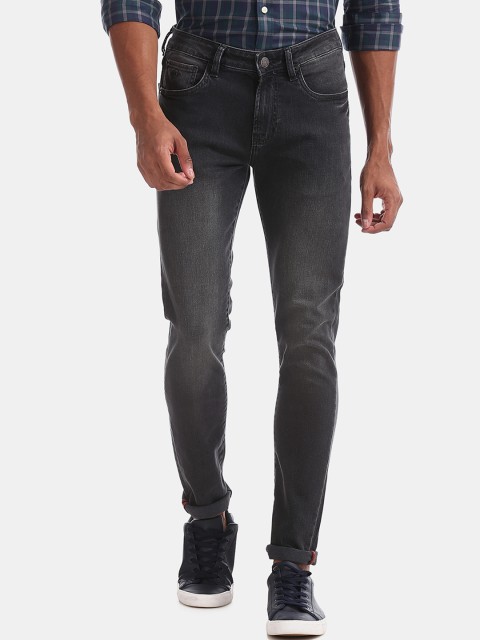 

Arrow Sport Men Black Skinny Fit Mid-Rise Clean Look Stretchable Jeans