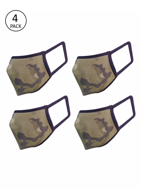 

Cloth Face Mask Washable Reusable Protective Outdoor Use Pack of 4, Multi