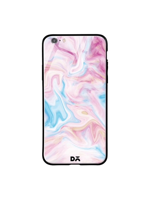 

DailyObjects Pink & Blue Pastel Marble iPhone 6S Glass Case