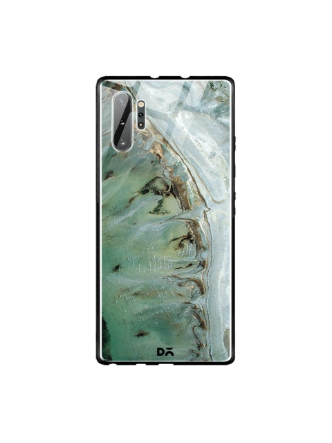 

DailyObjects Sea Green & Brown Beach Marble Samsung Galaxy Note 10 Plus Glass Case