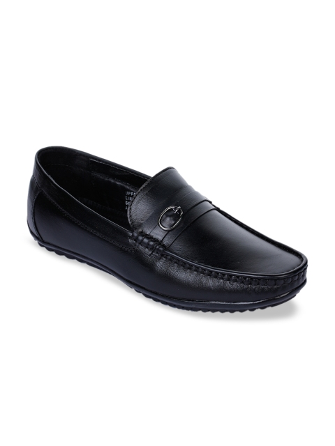 

Bruno Manetti Men Black Solid Loafers