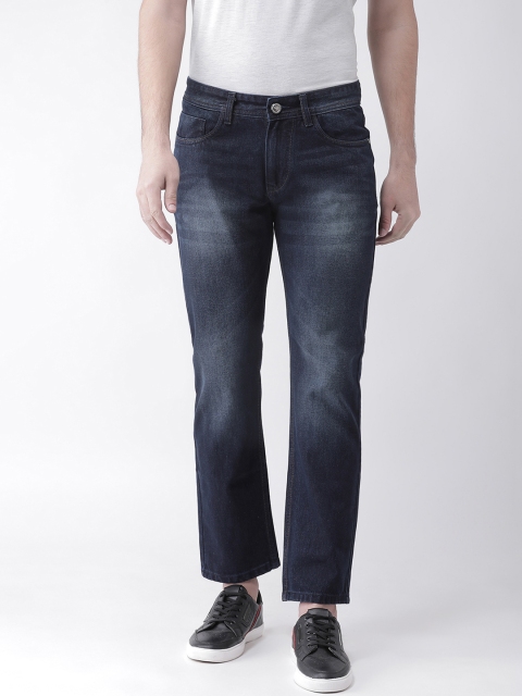 

FEVER Men Navy Blue Straight Fit Mid-Rise Clean Look Jeans