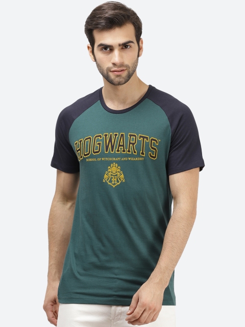 

Free Authority Men Green Printed Round Neck T-shirt
