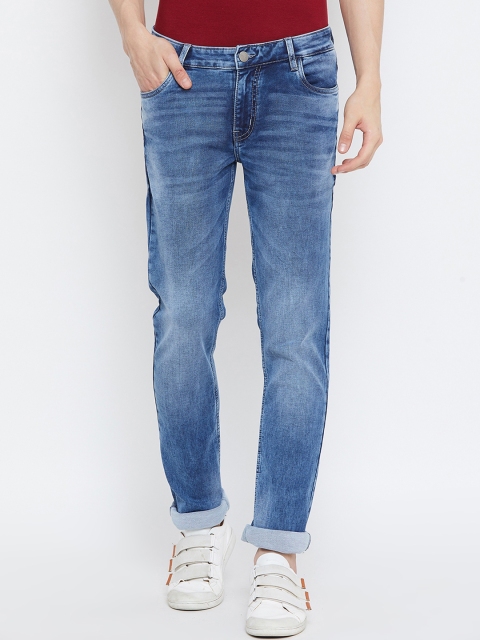 

Octave Men Blue Regular Fit Mid-Rise Clean Look Jeans