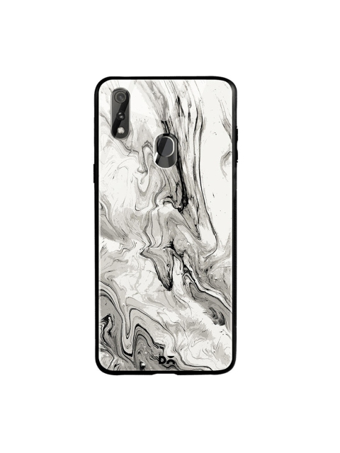 

DailyObjects Grey Marble Oppo Realme 3 Pro Glass Case