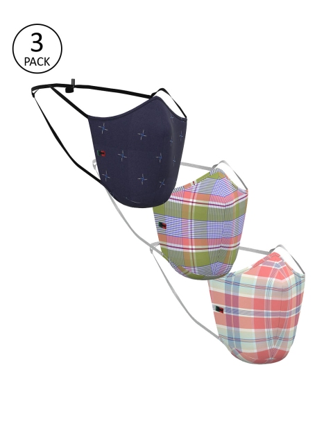 

Peter England Men 3 Pcs Assorted 3-Ply Anti-Pollution Reusable Protective Outdoor Masks