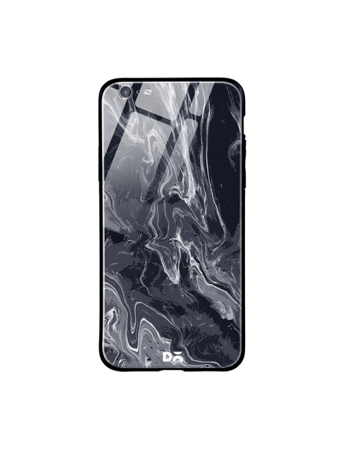 

DailyObjects Black & Grey Marble iPhone 6S Glass Mobile Case