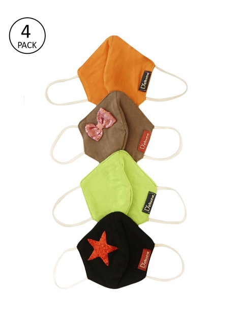 

DChica Girls 4 Pcs Assorted 2-Ply Dash Of Bling Masks