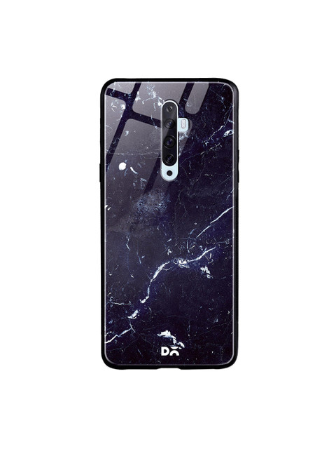 

DailyObjects Navy Blue Constellation Marble Oppo Reno 2Z Glass Mobile Case