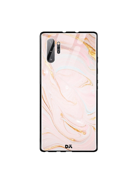 

DailyObjects Pink & Gold-Coloured Magistic Marble Samsung Galaxy Note 10 Plus Glass Mobile Case