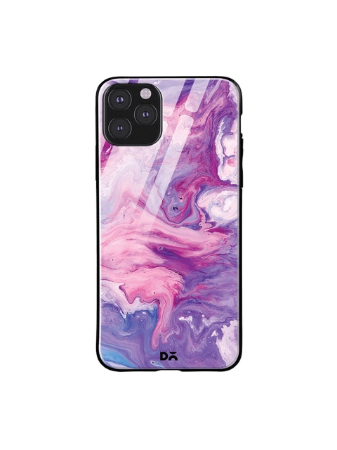 

DailyObjects Pink & Purple Marble Unicorn iPhone 11 Pro Max Glass Case