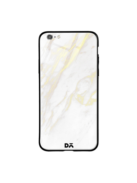 

DailyObjects White & Yellow Marble 2 iPhone 6 Glass Case Cover