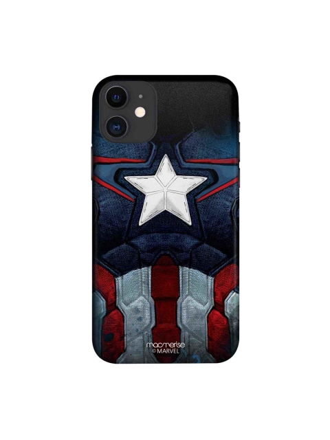 

macmerise Blue & Red Cap Am Suit iPhone 11 Mobile Case