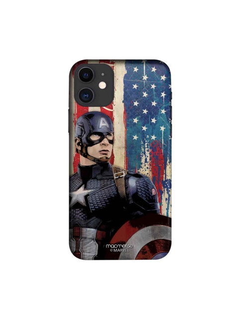 

macmerise Blue & Red American Captain iPhone 11 Case Cover