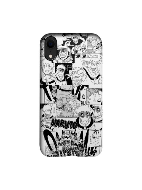 

macmerise Black & White Naruto Collage iPhone XR Case