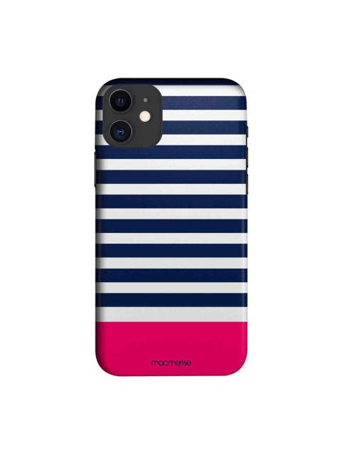 

macmerise Blue & White Simply Stripes iPhone 11 Case