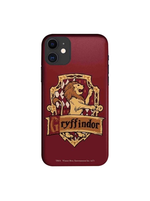 

macmerise Burgundy & Yellow Crest Gryffindor iPhone 11 Mobile Case