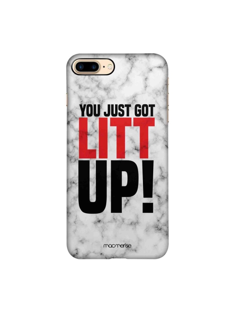 

macmerise Red & Black Litt Up iPhone 8 Plus Mobile Case