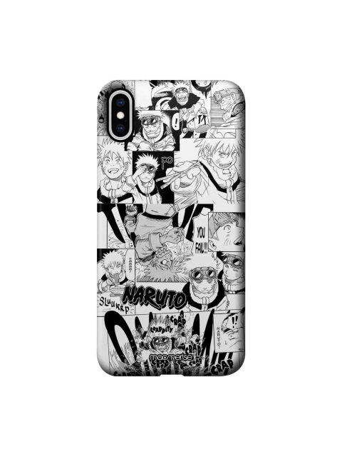 

macmerise Black & White Naruto Collage Printed iPhone XS Max Case