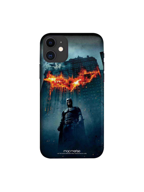 

macmerise Teal Blue & Orange Batman Stance iPhone 11 Case