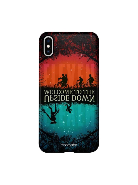 

macmerise Black & Orange Upside Down iPhone Xs Max Case