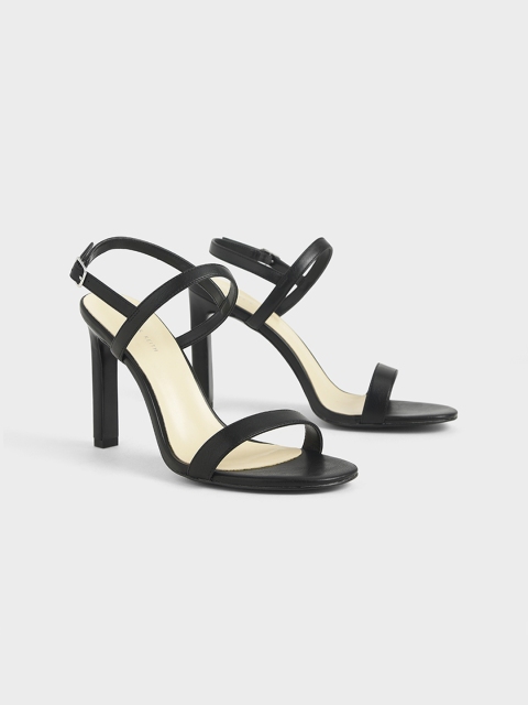 

CHARLES & KEITH Women Black Solid Stilettos