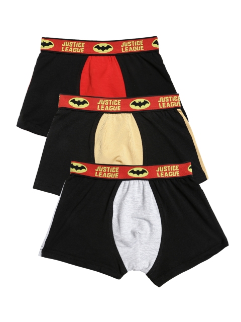 

Red Rose Boys Pack Of 3 Assorted Trunks JRNO94-BLACK-30