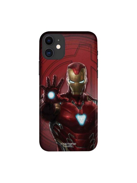

macmerise Red & Gold-Toned Iron Man Mark L Armor iPhone 11 Case