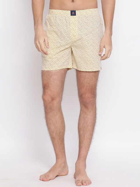 

Crimsoune Club Men Yellow Printed Boxers BX4079